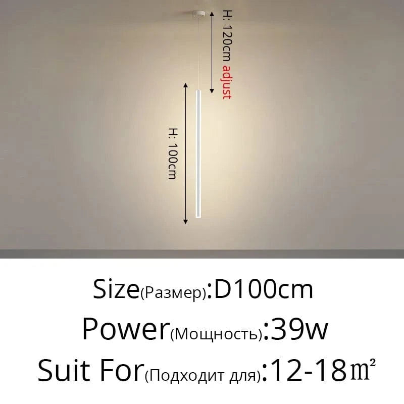 Lustre Nordique Moderne Minimaliste pour Salon et Chambre - Style Épuré | Marco Lucetti Blanc Style B D100cm / Luminosité variable