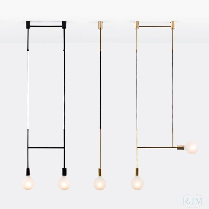 Lustre Nordique Or Moderne pour Décoration de Noël et Luminaires Maison