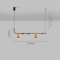 Lustre nordique élégant pour salle à manger