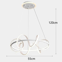 Lustre nordique pour un éclairage intérieur élégant. | Marco Lucetti BLANC / Gradation à distance RC