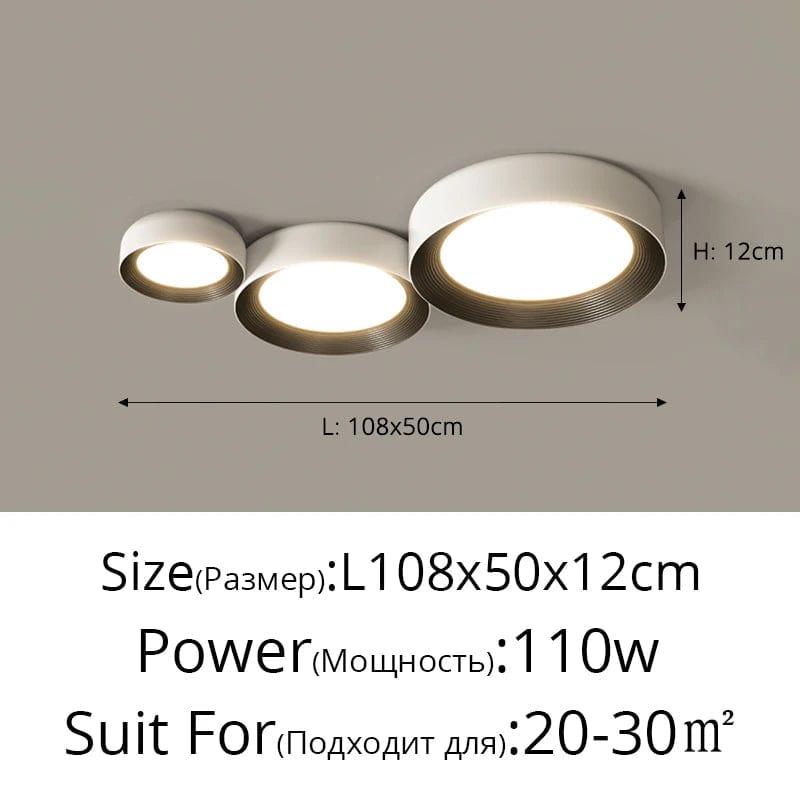 Lustre Nordique Qiyimei : Éclairage Intérieur Lumière Circulaire | Marco Lucetti