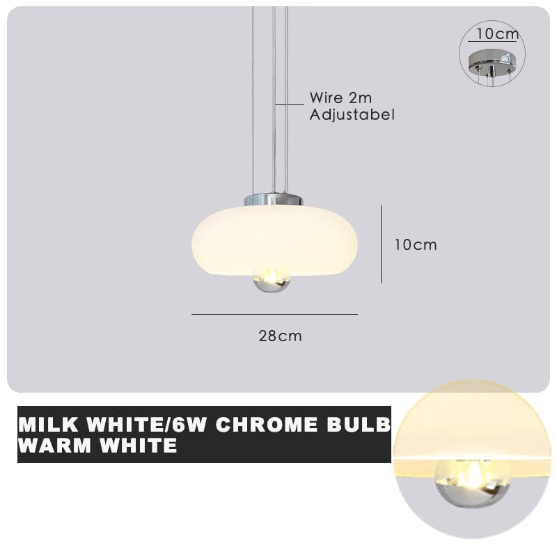 Lustre Nordique Rétro Bauhaus en Métal et Verre - Élégance Scandinave | Marco Lucetti