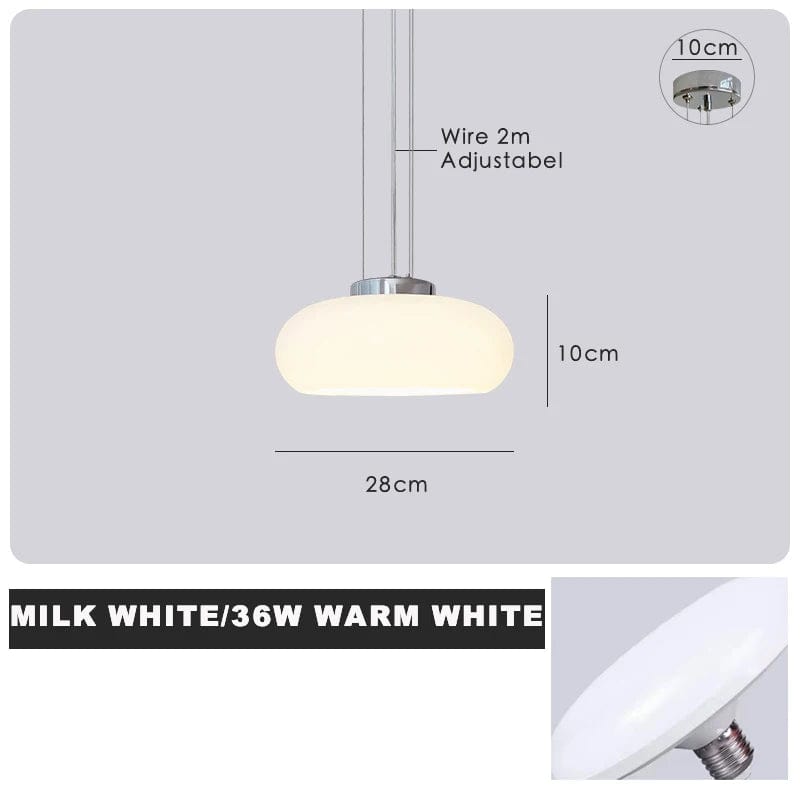 Lustre Nordique Rétro Bauhaus en Métal et Verre - Élégance Scandinave | Marco Lucetti