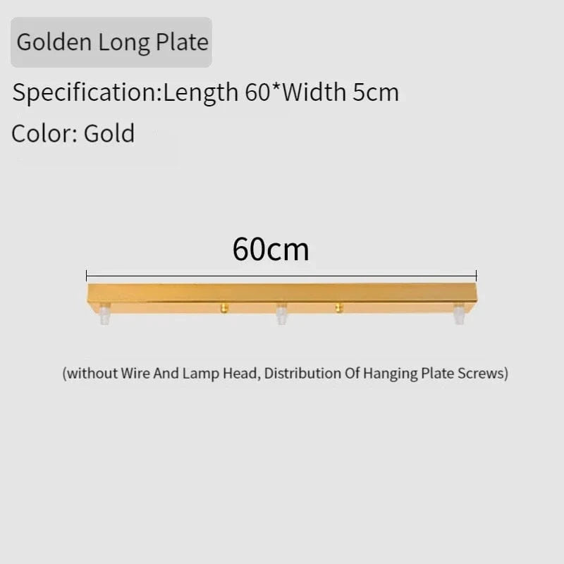 Lustre nordique rétro en laiton avec interrupteur tirage. | Marco Lucetti 3 têtes de long / 4W (Max100W) / Blanc chaud