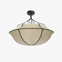 Lustre Nordique Rétro en Tissu Français Médiéval - Suspension Lumineuse pour Salon, Chambre ou Salle à Manger | Marco Lucetti