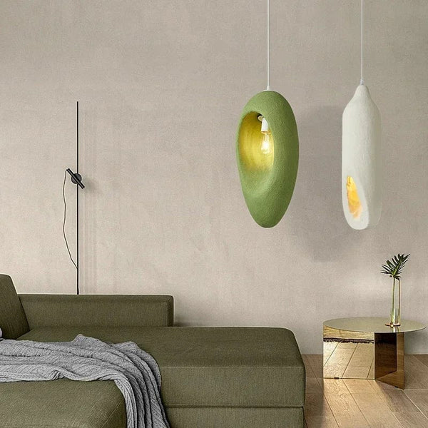 Lustre Nordique Rétro Minimaliste Wabi Sabi avec LED - Luminaire Décoratif | Marco Lucetti