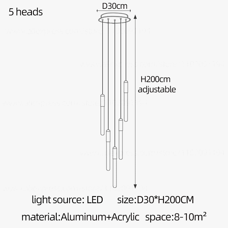 Lustre Nordique Suspendu Design pour Penthouse Villa | Marco Lucetti