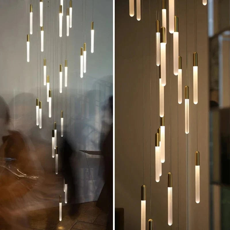 Lustre Nordique Suspendu Design pour Penthouse Villa | Marco Lucetti