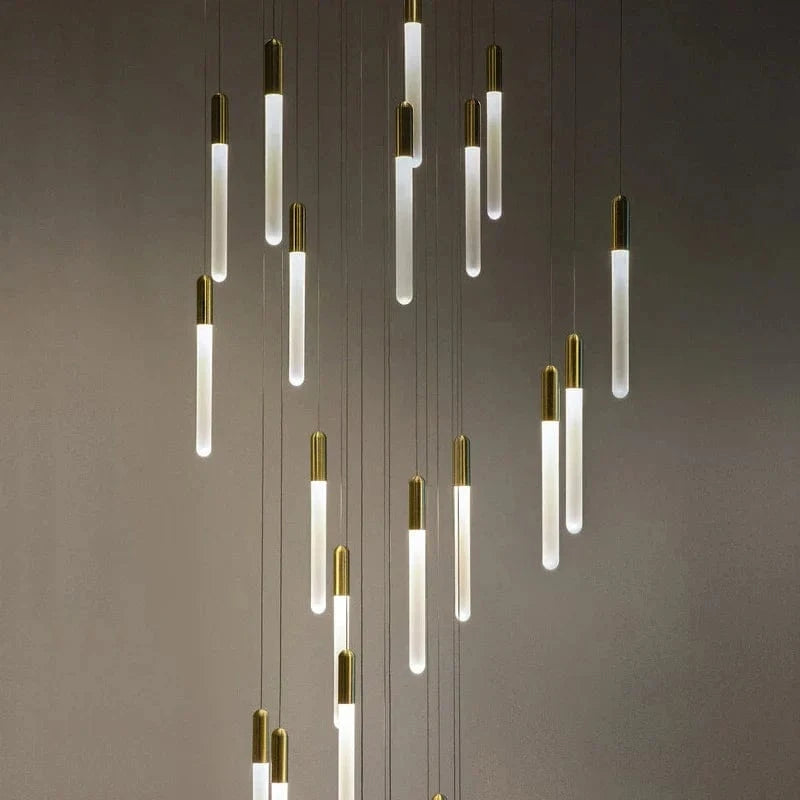 Lustre Nordique Suspendu Design pour Penthouse Villa | Marco Lucetti