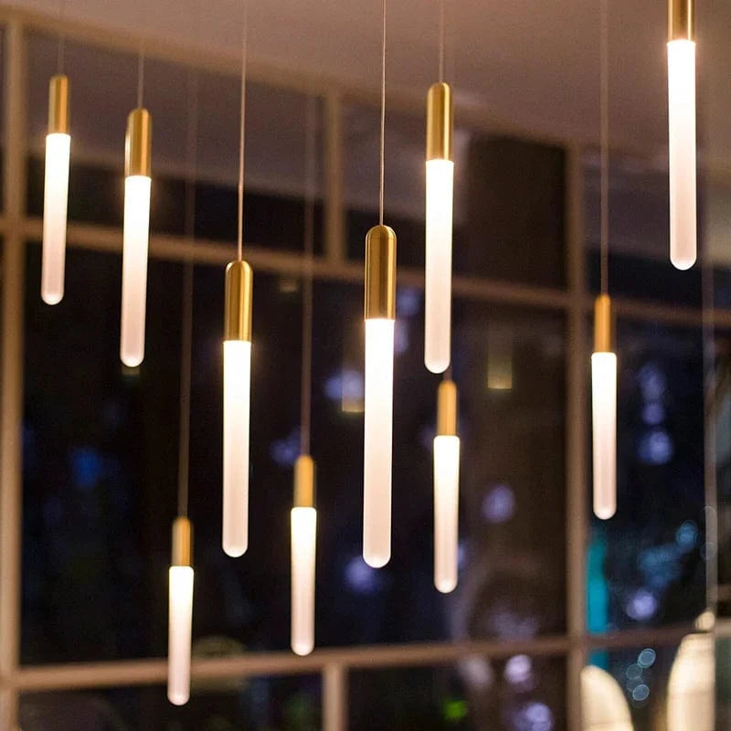 Lustre Nordique Suspendu Design pour Penthouse Villa | Marco Lucetti