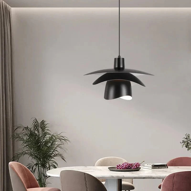 Lustre nordique UFO Bar LED Restaurant petits livres rouges | Marco Lucetti