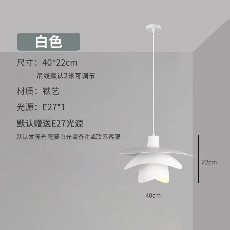 Lustre nordique UFO Bar LED Restaurant petits livres rouges | Marco Lucetti Blanc