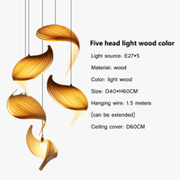 Lustre nordique Wabi Sabi en bois design rétro chic | Marco Lucetti