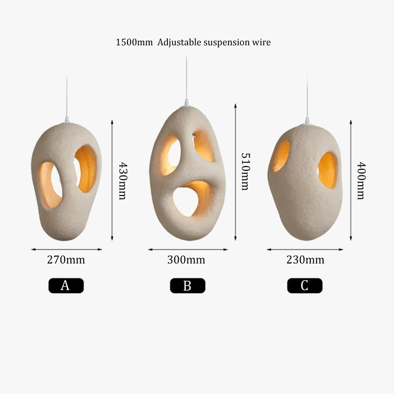 Lustre nordique Wabi Sabi Simple Style | Marco Lucetti