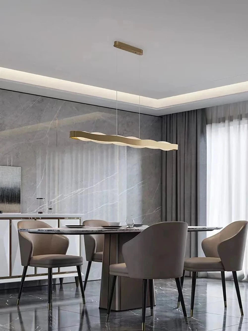 Lustre Nordlux LED Dimmable en Acrylique Style Minimaliste Scandinave | Marco Lucetti