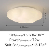 Lustre Nuages Blanc LED - Éclairage Créatif pour Salle À Manger, Chambre D'enfant et Hall | Marco Lucetti