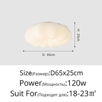 Lustre Nuages Blanc LED - Éclairage Créatif pour Salle À Manger, Chambre D'enfant et Hall | Marco Lucetti