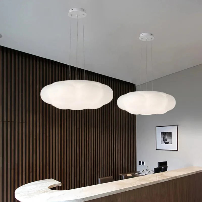 Lustre Nuages Blanc LED - Éclairage Créatif pour Salle À Manger, Chambre D'enfant et Hall | Marco Lucetti