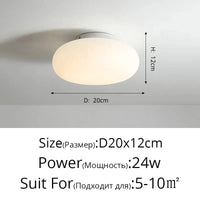 Lustre Nuages Blanc LED - Éclairage Créatif pour Salle À Manger, Chambre D'enfant et Hall | Marco Lucetti Style C 20CM / Blanc froid Pas de télécommande