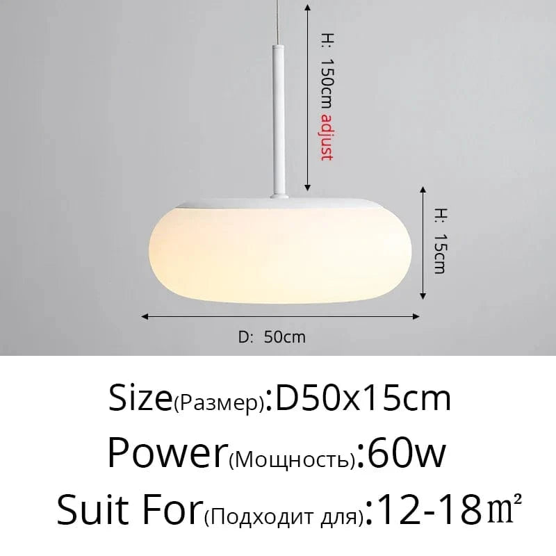 Lustre Nuages Blanc LED - Éclairage Créatif pour Salle À Manger, Chambre D'enfant et Hall | Marco Lucetti Style D 50CM / Blanc froid Pas de télécommande