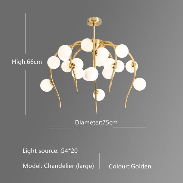 Lustre Octolight Nayla | Marco Lucetti A - 75x66cm / Chaude