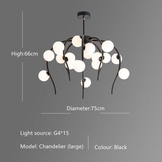 Lustre Octolight Nayla | Marco Lucetti B - 75x66cm / Chaude