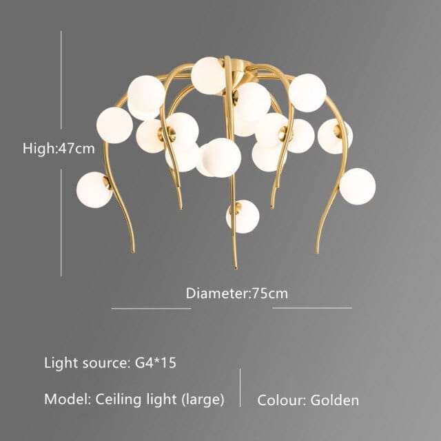 Lustre Octolight Nayla | Marco Lucetti C - 75x47cm / Chaude