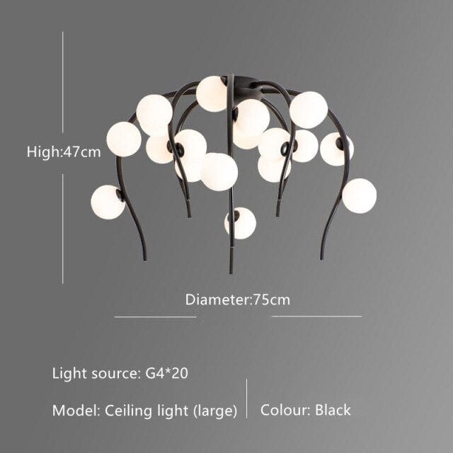 Lustre Octolight Nayla | Marco Lucetti D - 75X47cm / Chaude