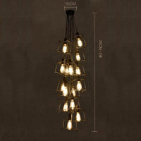 Lustre Onigun : Éclairage Industriel Cubique | Marco Lucetti