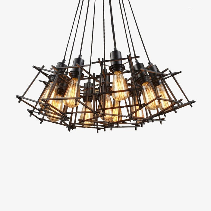 Lustre Onigun : Éclairage Industriel Cubique | Marco Lucetti
