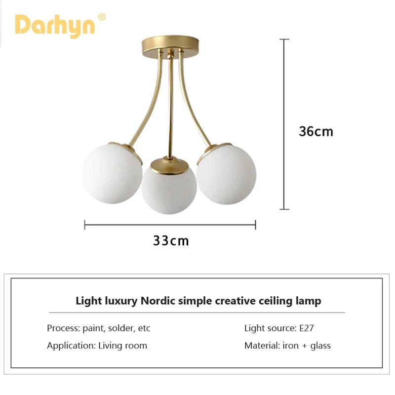 Lustre Or Brillant pour Salon de Luxe | Marco Lucetti