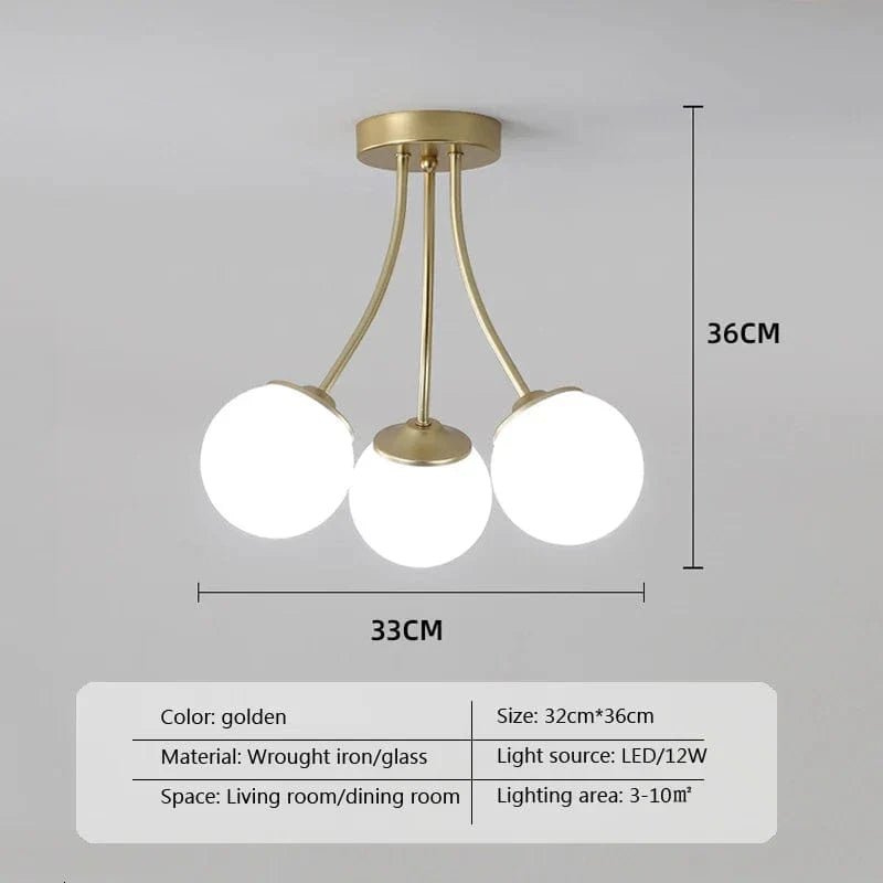 Lustre Or Brillant pour Salon de Luxe | Marco Lucetti Blanc chaud