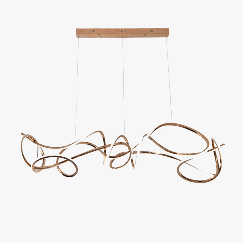 Lustre Or pour un Éclairage Intérieur Moderne | Marco Lucetti