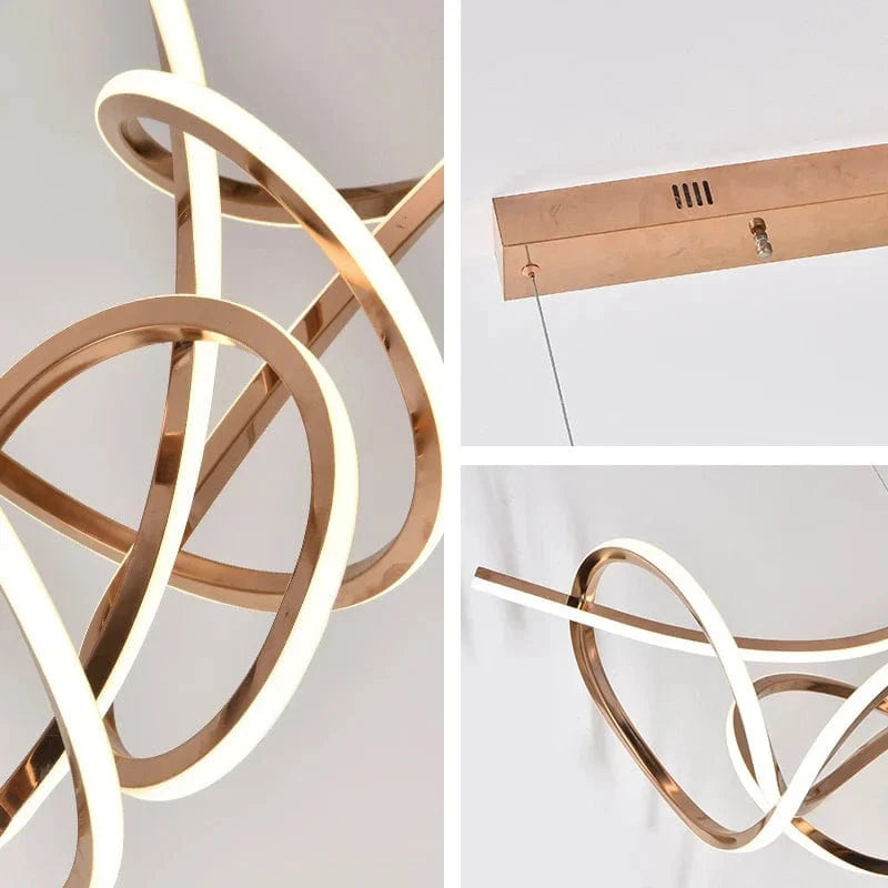 Lustre Or pour un Éclairage Intérieur Moderne | Marco Lucetti