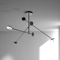 Lustre Orbite Luxury en Métal Argenté Kaksa. | Marco Lucetti