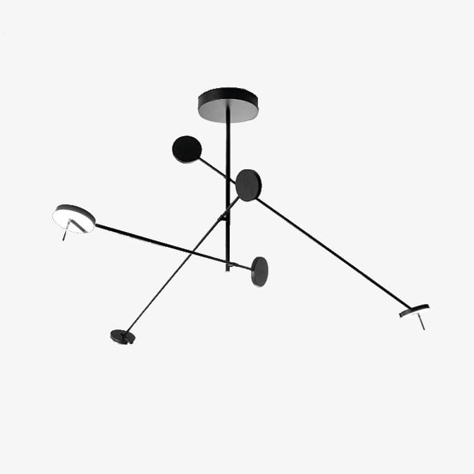 Lustre Orbite Luxury en Métal Argenté Kaksa. | Marco Lucetti