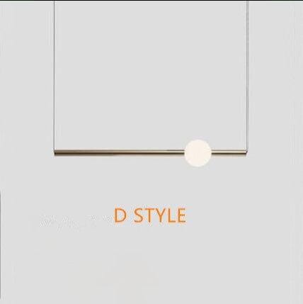 Lustre Orion : Élégance en tubes dorés LED | Marco Lucetti D / 60 cm