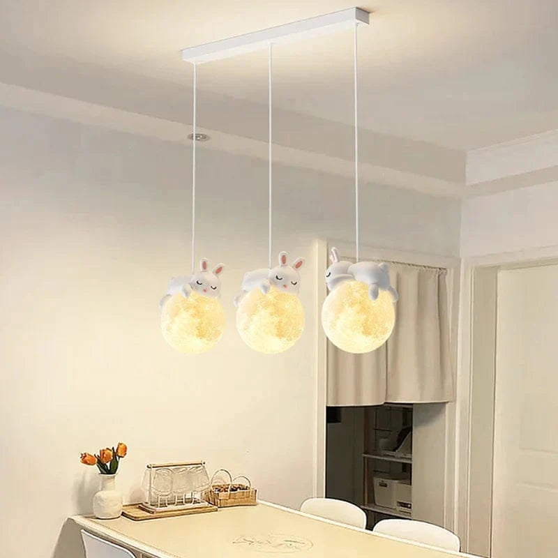 Lustre Ours et Lapin, Idéal pour Salon ou Salle à Manger | Marco Lucetti