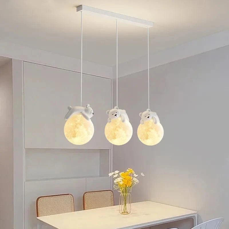 Lustre Ours et Lapin, Idéal pour Salon ou Salle à Manger | Marco Lucetti