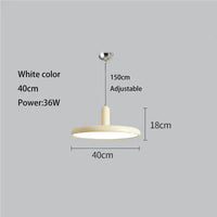 Lustre OVNI Vert Clair Vintage | Marco Lucetti Blanc 40cm / 3000K