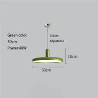 Lustre OVNI Vert Clair Vintage | Marco Lucetti Vert 50cm / 3000K