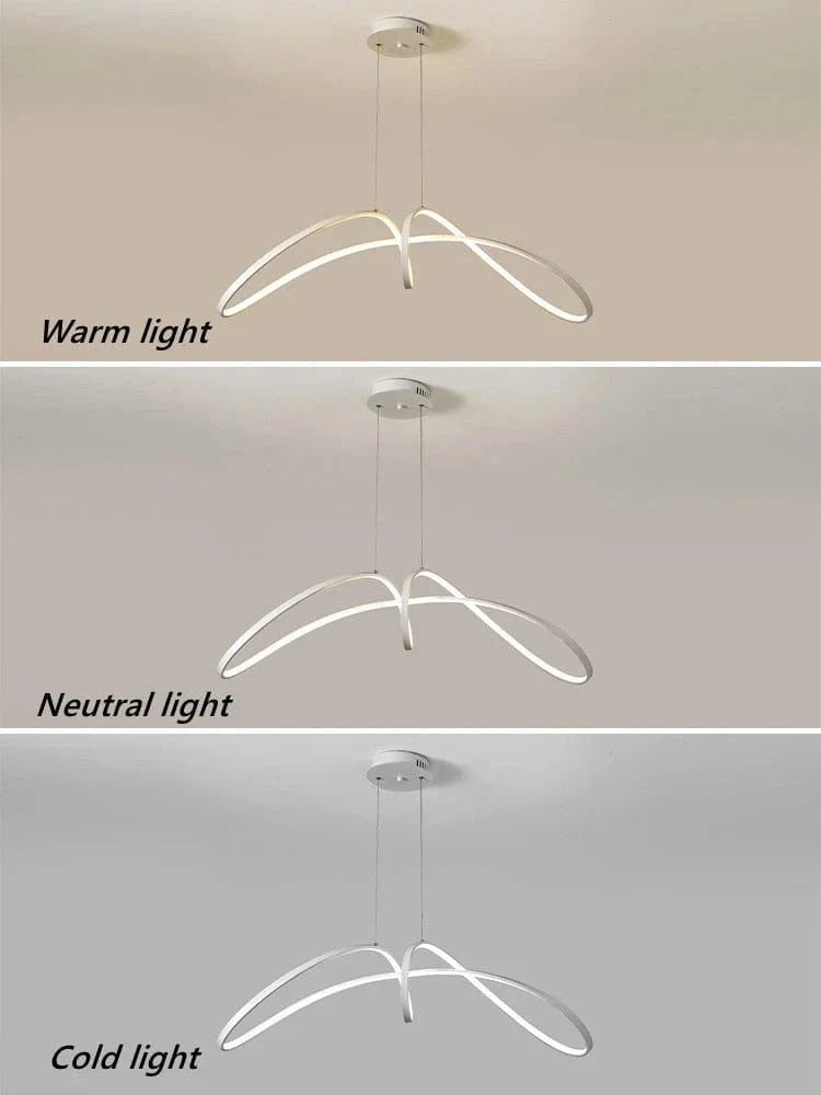 Lustre Papillon Aluminium avec Éclairage LED | Marco Lucetti