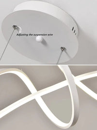 Lustre Papillon Aluminium avec Éclairage LED | Marco Lucetti