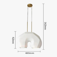 Lustre personnalisé de luxe moderne