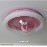 Lustre plafonnier LED Lune Princess pour Chambre d'Enfant | Marco Lucetti