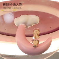 Lustre plafonnier LED Lune Princess pour Chambre d'Enfant | Marco Lucetti