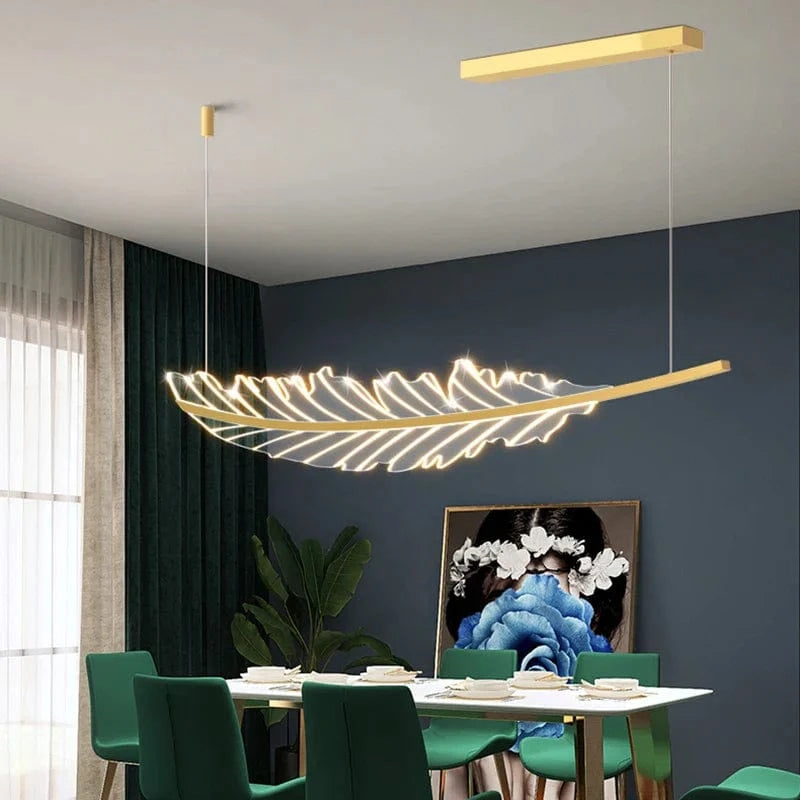 Lustre Plume en Acrylique à Intensité Variable | Marco Lucetti