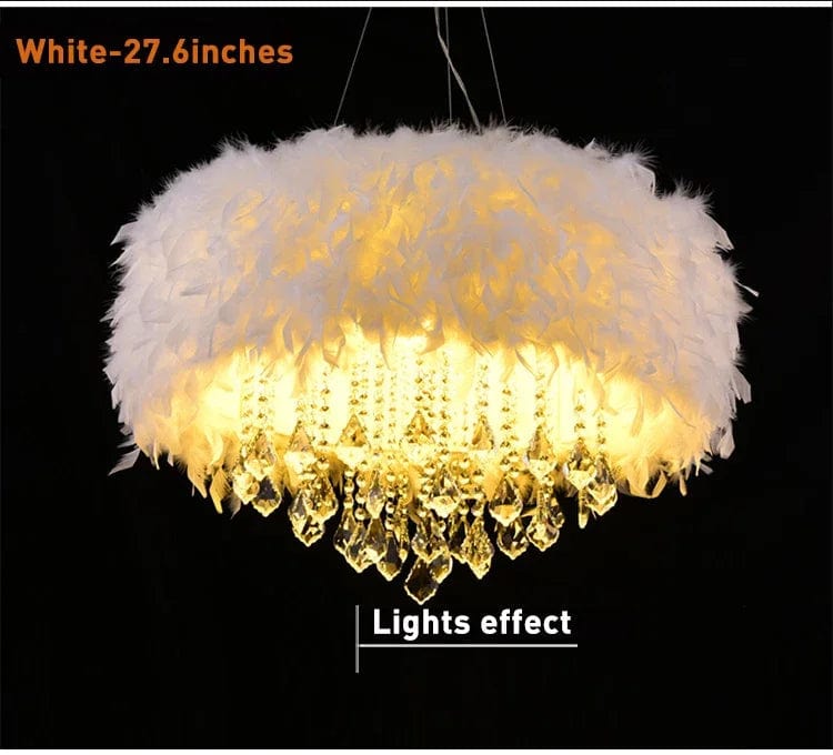 Lustre Plume LED Créatif et Romantique | Marco Lucetti