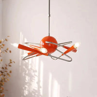 Lustre Post-Moderne Espace Âge - Éclairage Intérieur Décoratif | Marco Lucetti Orange