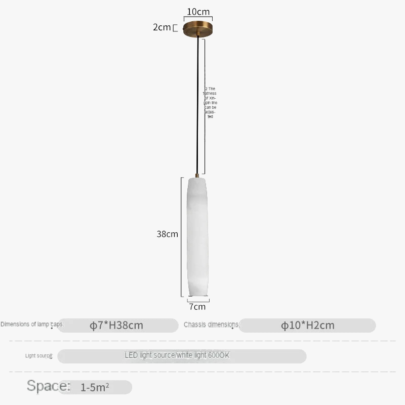Suspension design nordique haut de gamme post-moderne